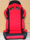 Deporte negro y rojo que compite con las piezas universales de los coches de los asientos plegables con los cinturones de seguridad