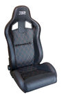 China Negro ajustable PVC/PU Seat que compite con/deportes que compiten con el asiento de carro con el solo resbalador compañía