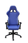 Iron Frame Manager Desk Chair / Armrest Adjustable Office Chair With Memory Foam