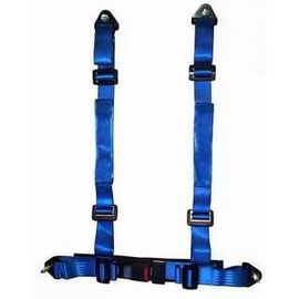 Nilón azul durable que compite con los cinturones de seguridad con el retractor, cinturón de seguridad de cuatro puntos