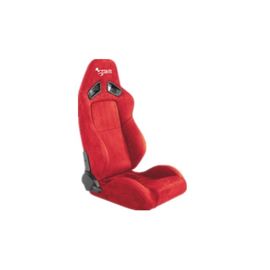 China Aduana ajustable que compite con los asientos/el cuero rojo que compiten con el material del ante de los asientos fábrica