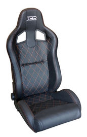 China Negro ajustable PVC/PU Seat que compite con/deportes que compiten con el asiento de carro con el solo resbalador fábrica